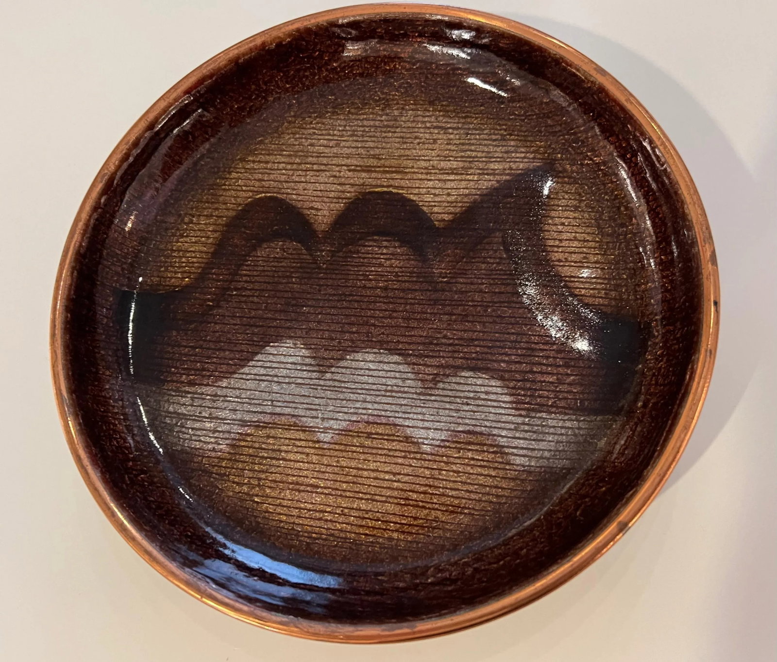 Studio Del Campo Wave Italian Mis Century Enamel Bowl - 11