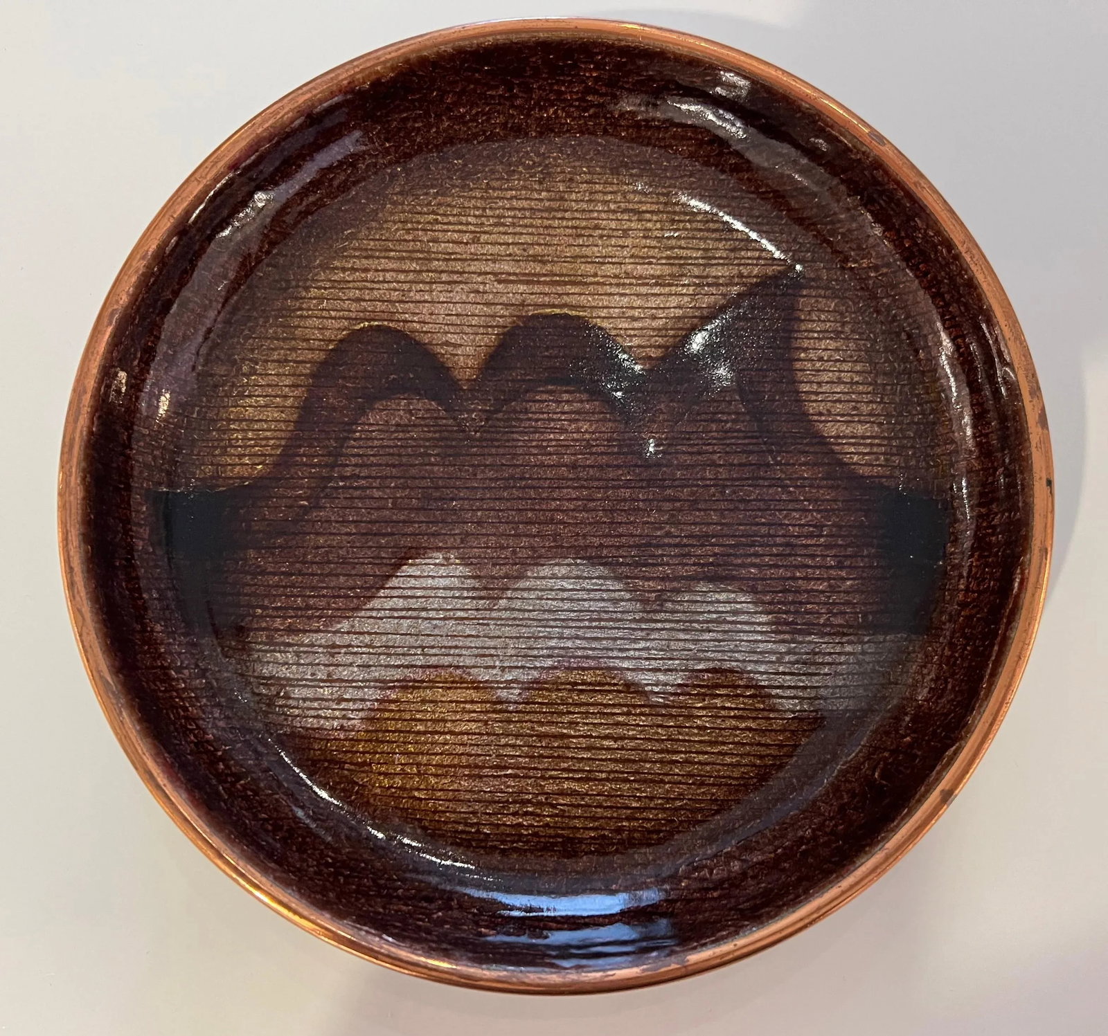 Studio Del Campo Wave Italian Mis Century Enamel Bowl - 2