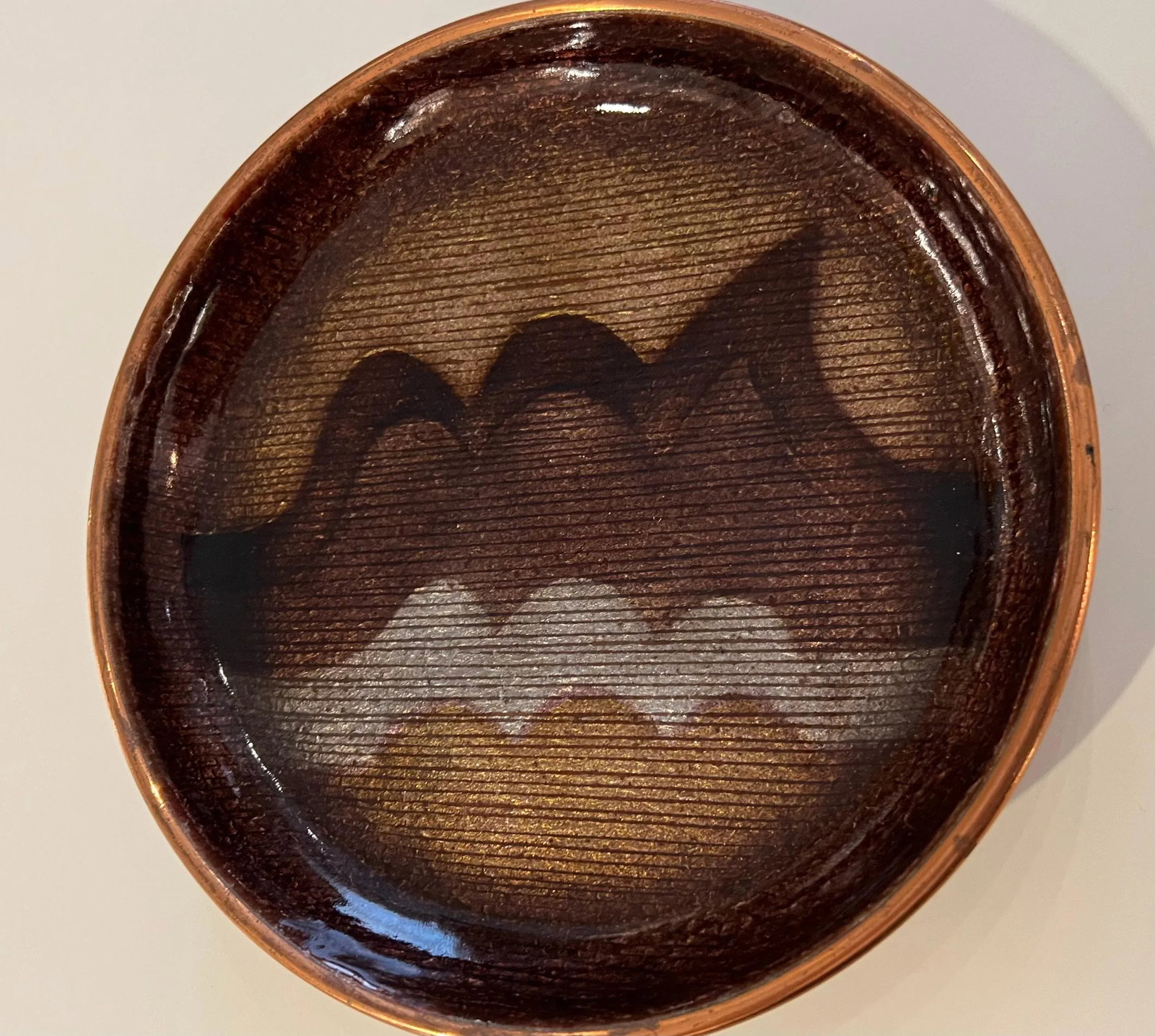 Studio Del Campo Wave Italian Mis Century Enamel Bowl - 3