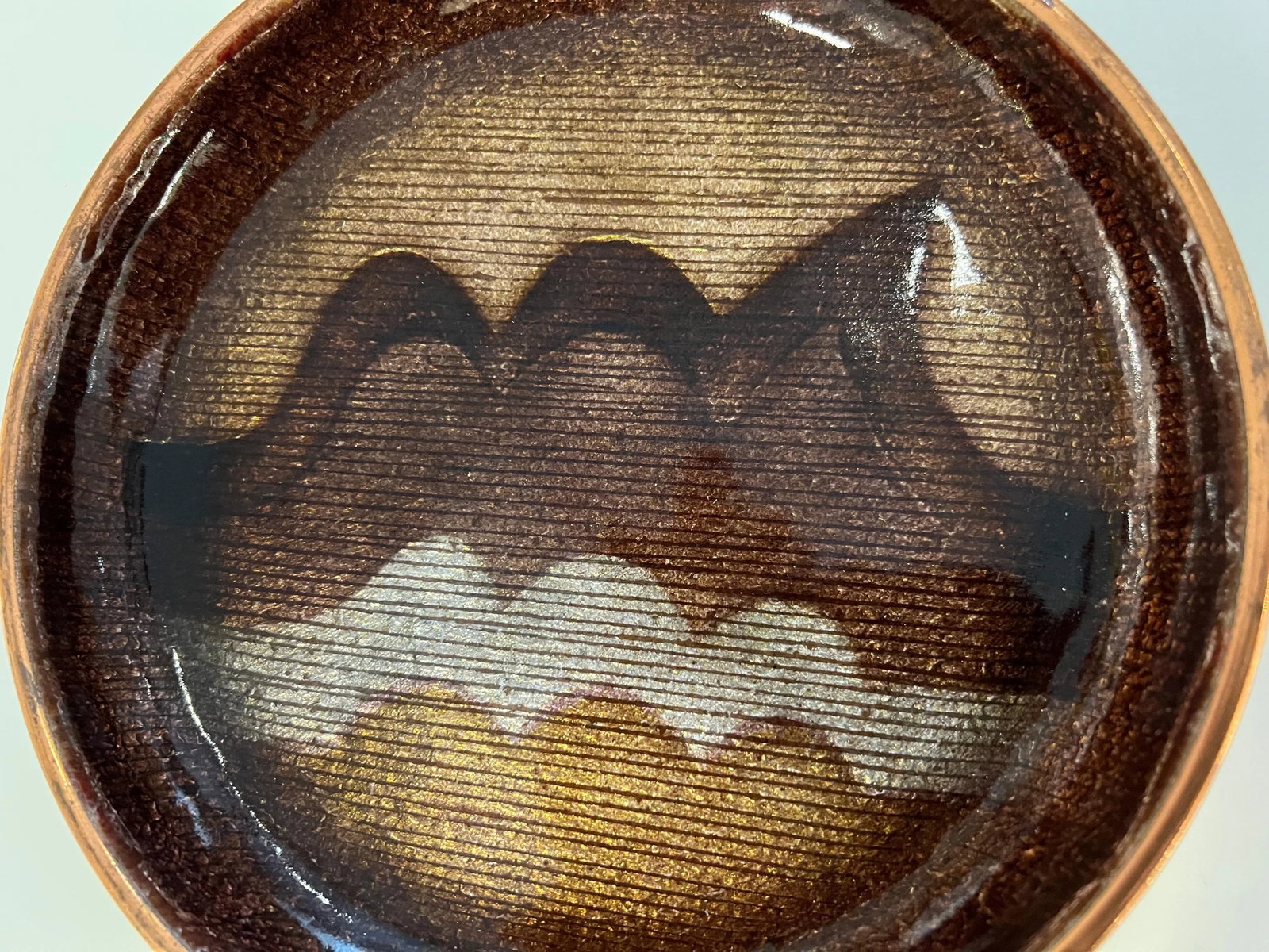 Studio Del Campo Wave Italian Mis Century Enamel Bowl - 5