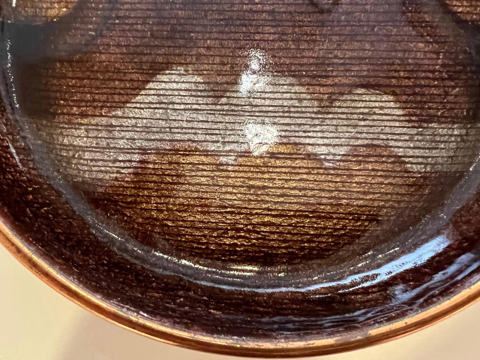 Studio Del Campo Wave Italian Mis Century Enamel Bowl - 7