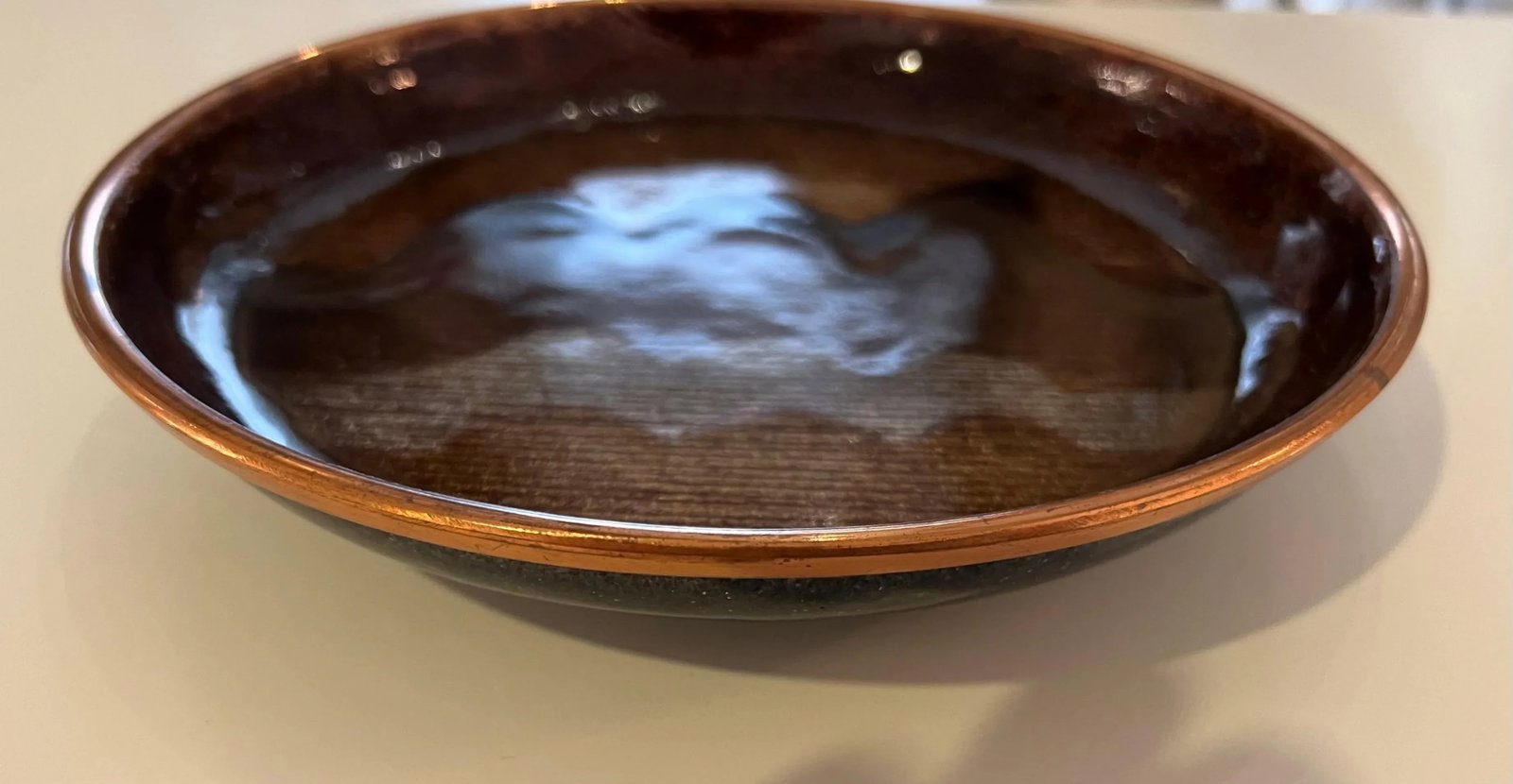 Studio Del Campo Wave Italian Mis Century Enamel Bowl - 9