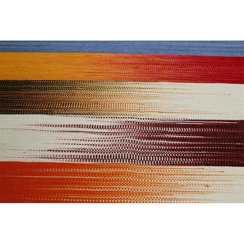 Handwoven Scandinavian Style Persian Kilim Area Rug 5'0'' X 6'5'' - 5