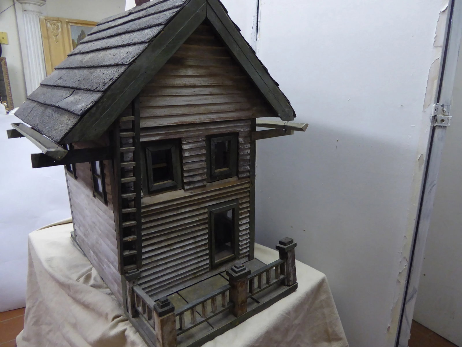 Antique Model of Train Station - 9