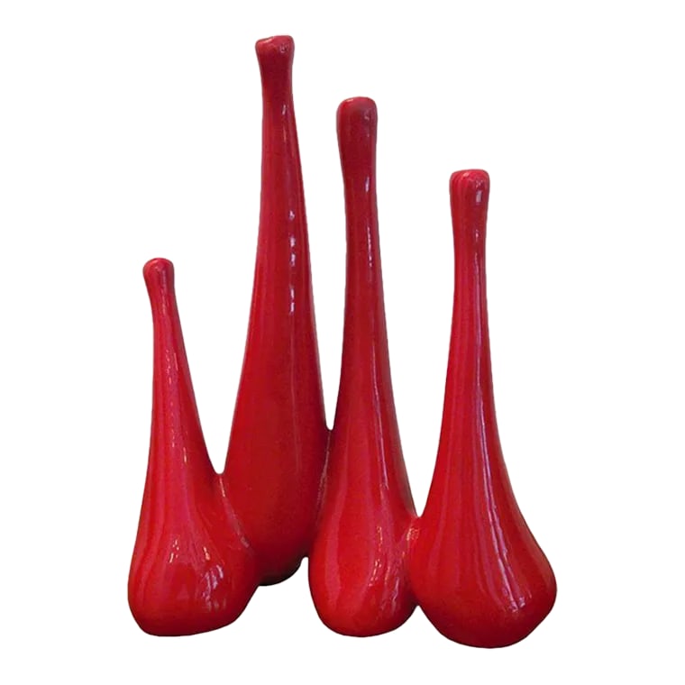 Antonia Campi Vase 1950s Italian Mic Century: A rare porcelain vase by famed Italian artist, Antonia Campi. Condition: Alterations: Unknown Imperfections: Some Imperfections Condition Notes: Good Wear consistent with age and use. Great. Origin: