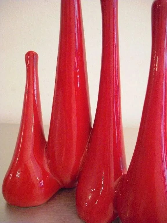 Antonia Campi Vase 1950s Italian Mic Century - 8