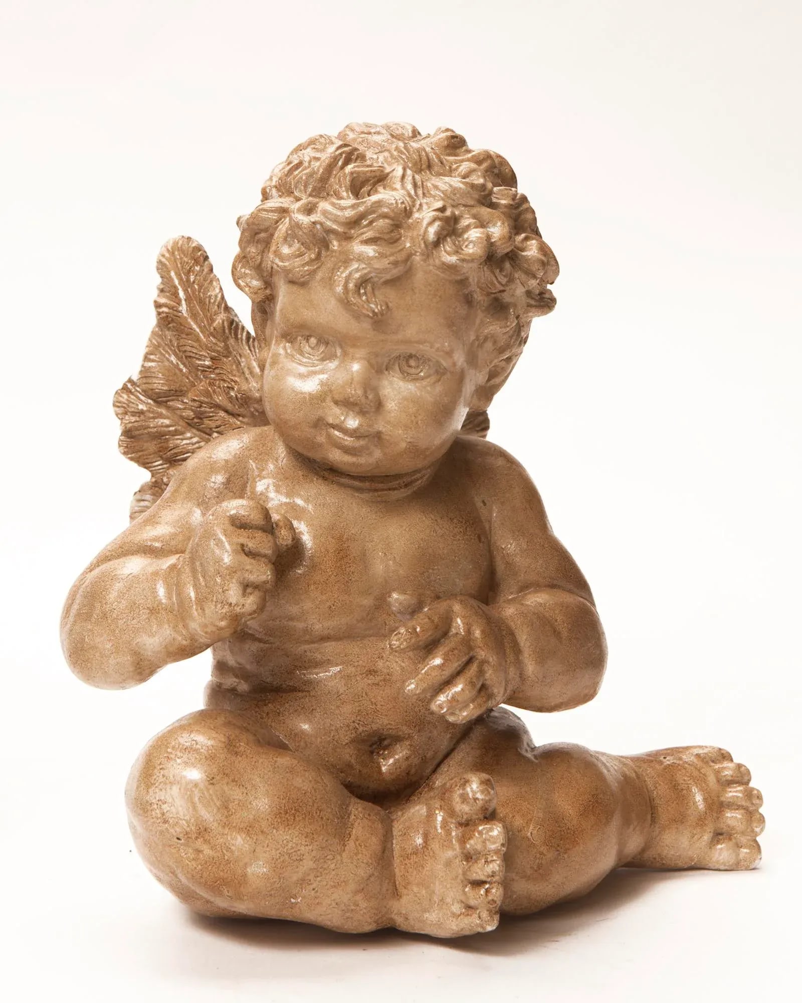 1980s Cast Renaissance Angels - a Pair - 4