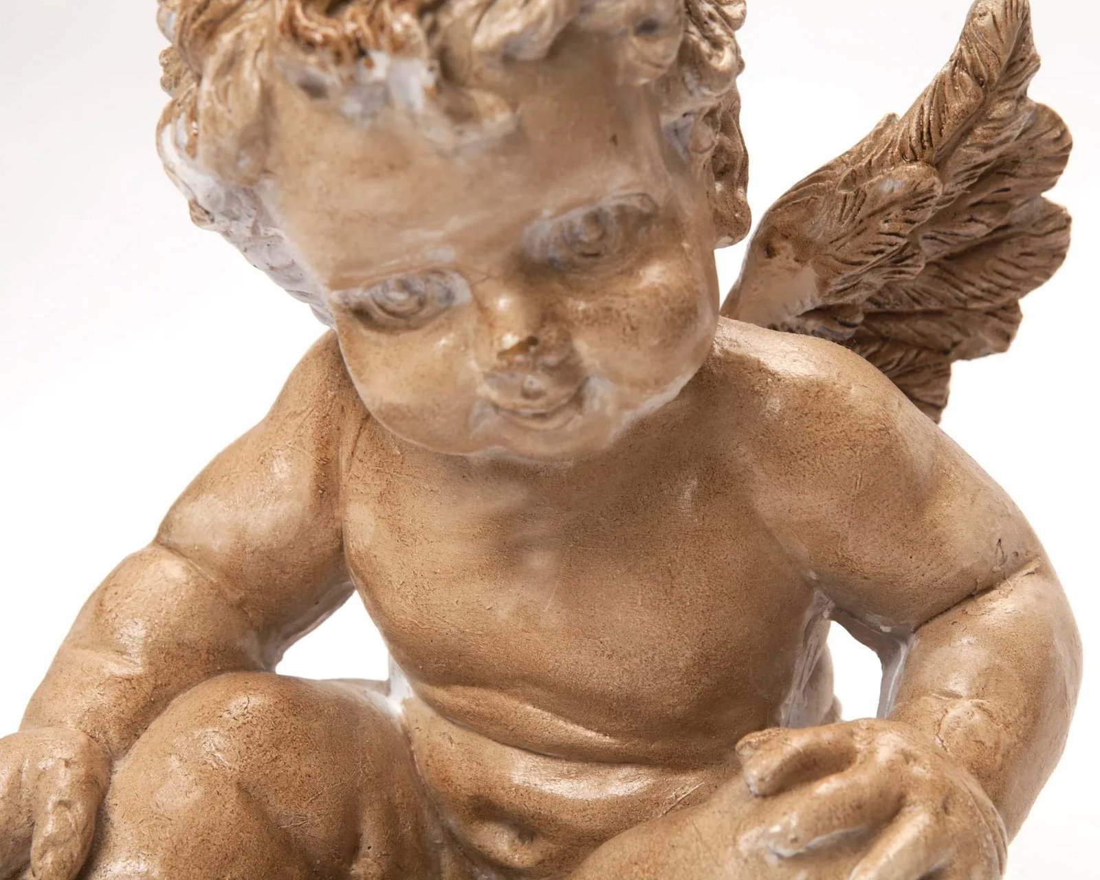 1980s Cast Renaissance Angels - a Pair - 6