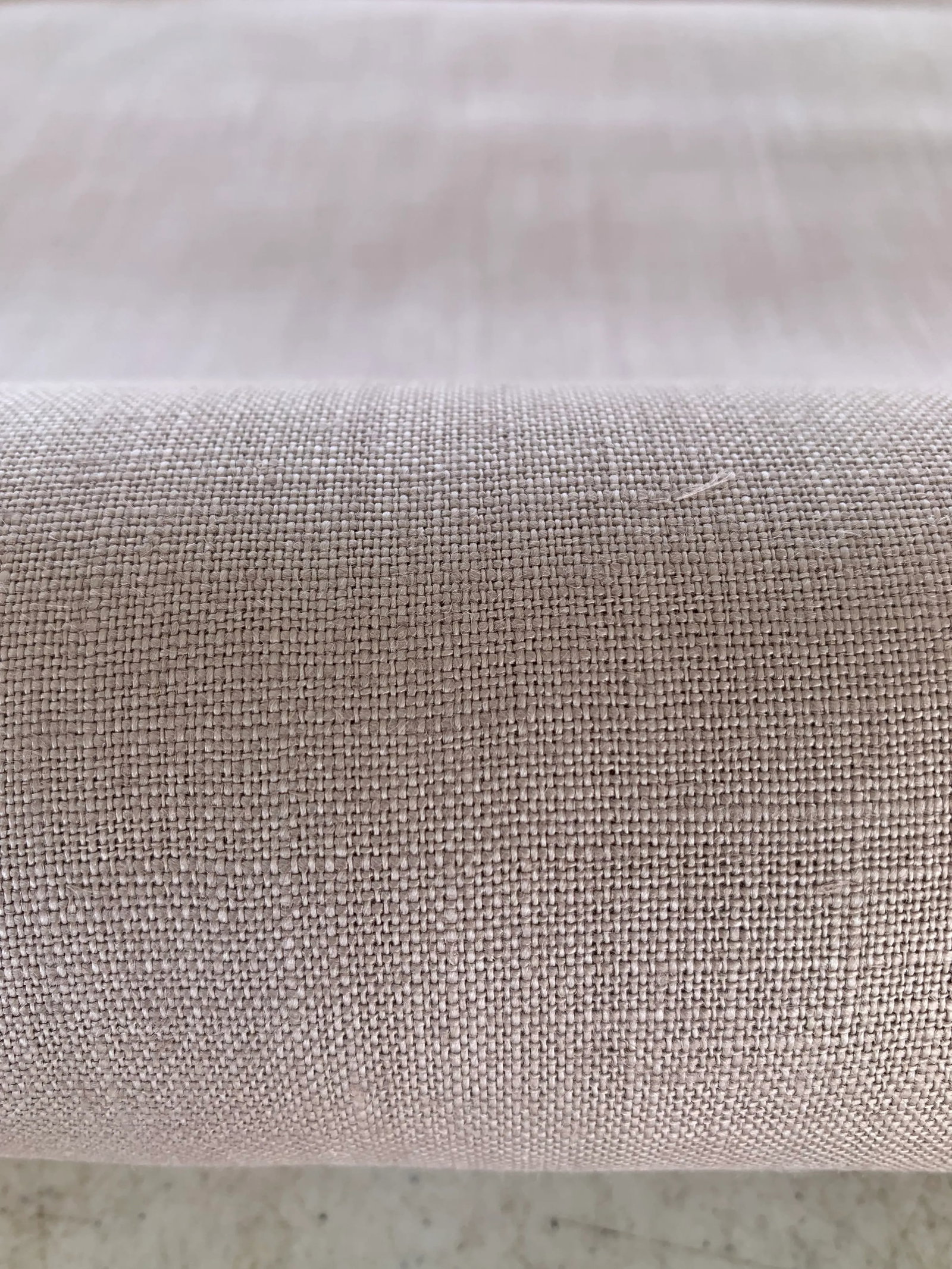 Vintage Robert Allen Solid Rose Color Fabric- Narrow Width 13.33 Yards - 3
