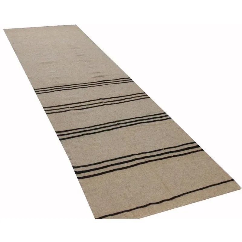 Handwoven Scandinavian Style Kilim Runner Rug 3'1'' X 11'1'' - 2