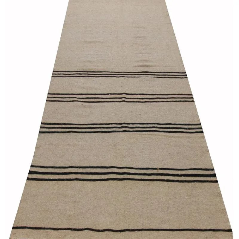 Handwoven Scandinavian Style Kilim Runner Rug 3'1'' X 11'1'' - 5