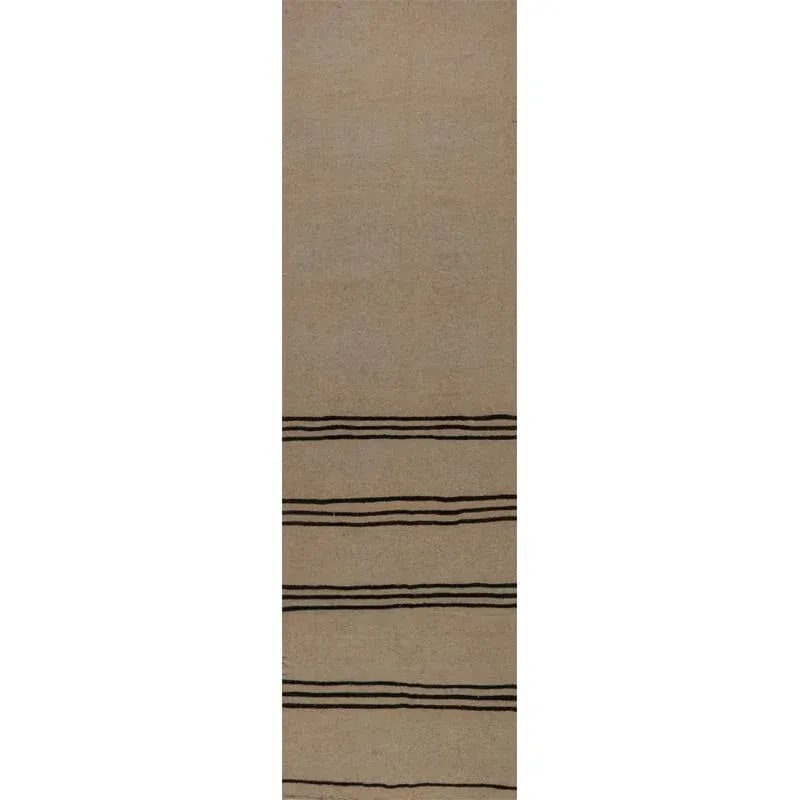 Handwoven Scandinavian Style Kilim Runner Rug 3'1'' X 11'1'' - 9