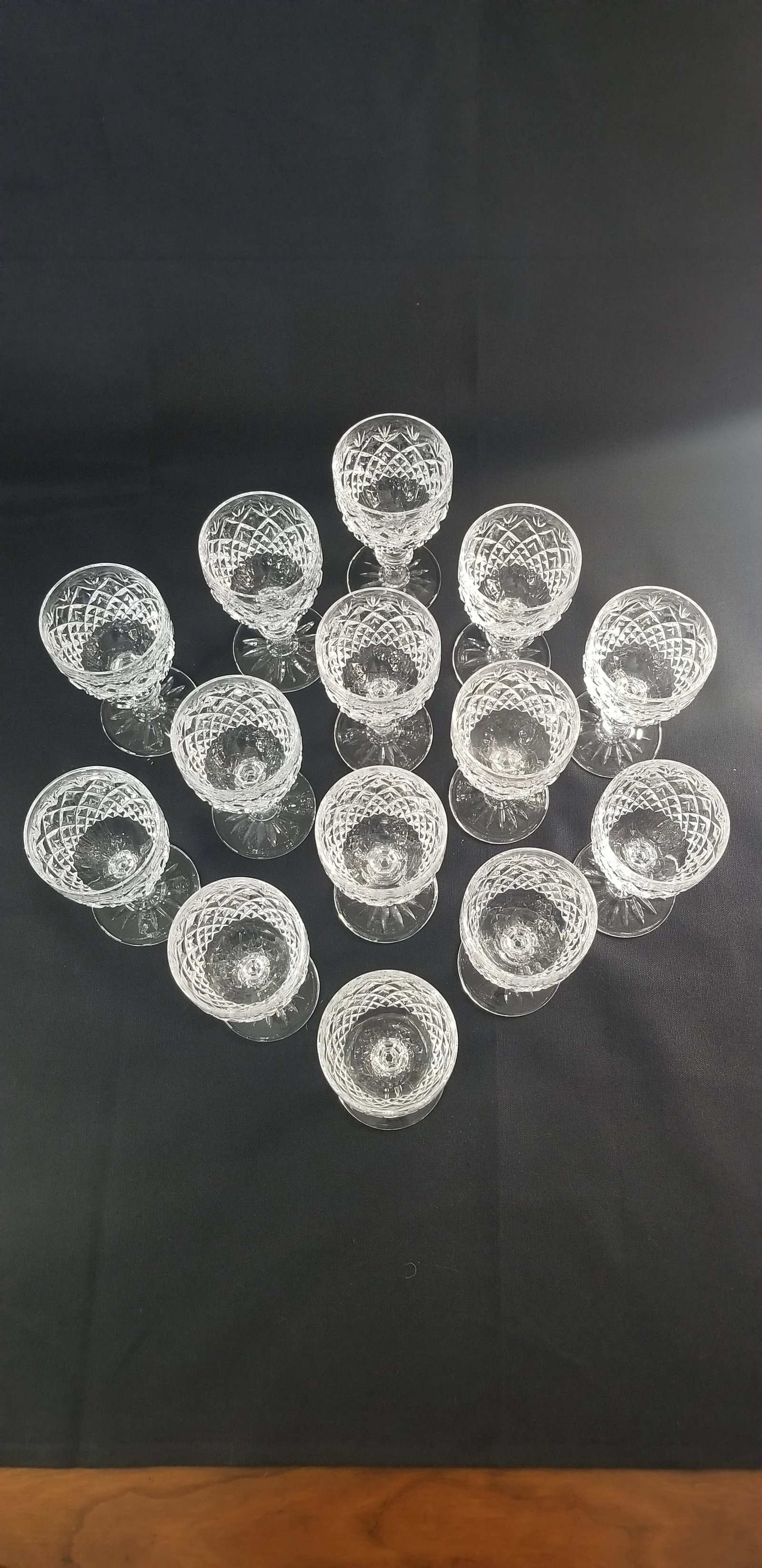 1970s Imperial Crystal Empress Glasses - Set of 14 - 5