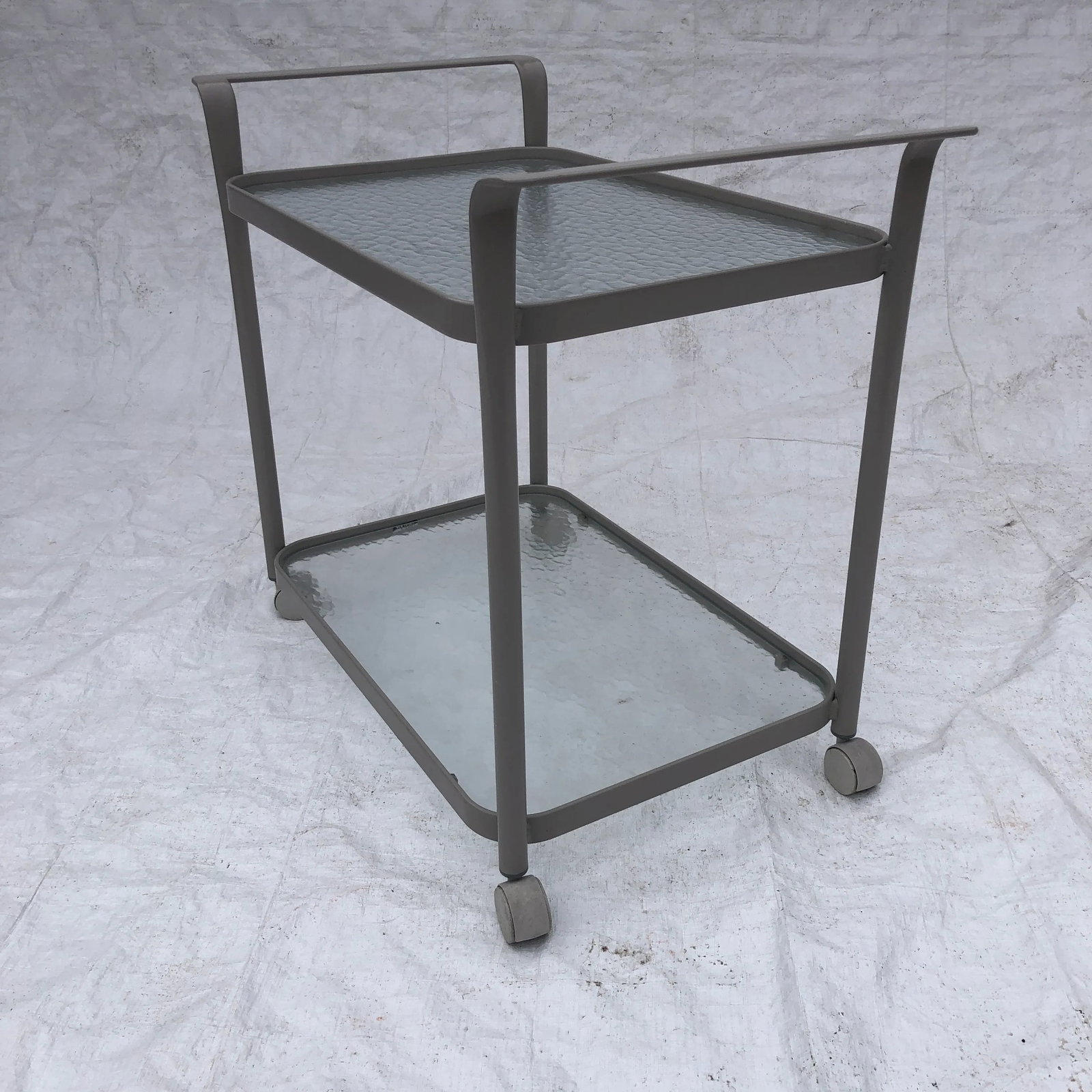 Woodard Contemporary Tea Cart or Bar Cart Outdoor Poolside. - 10
