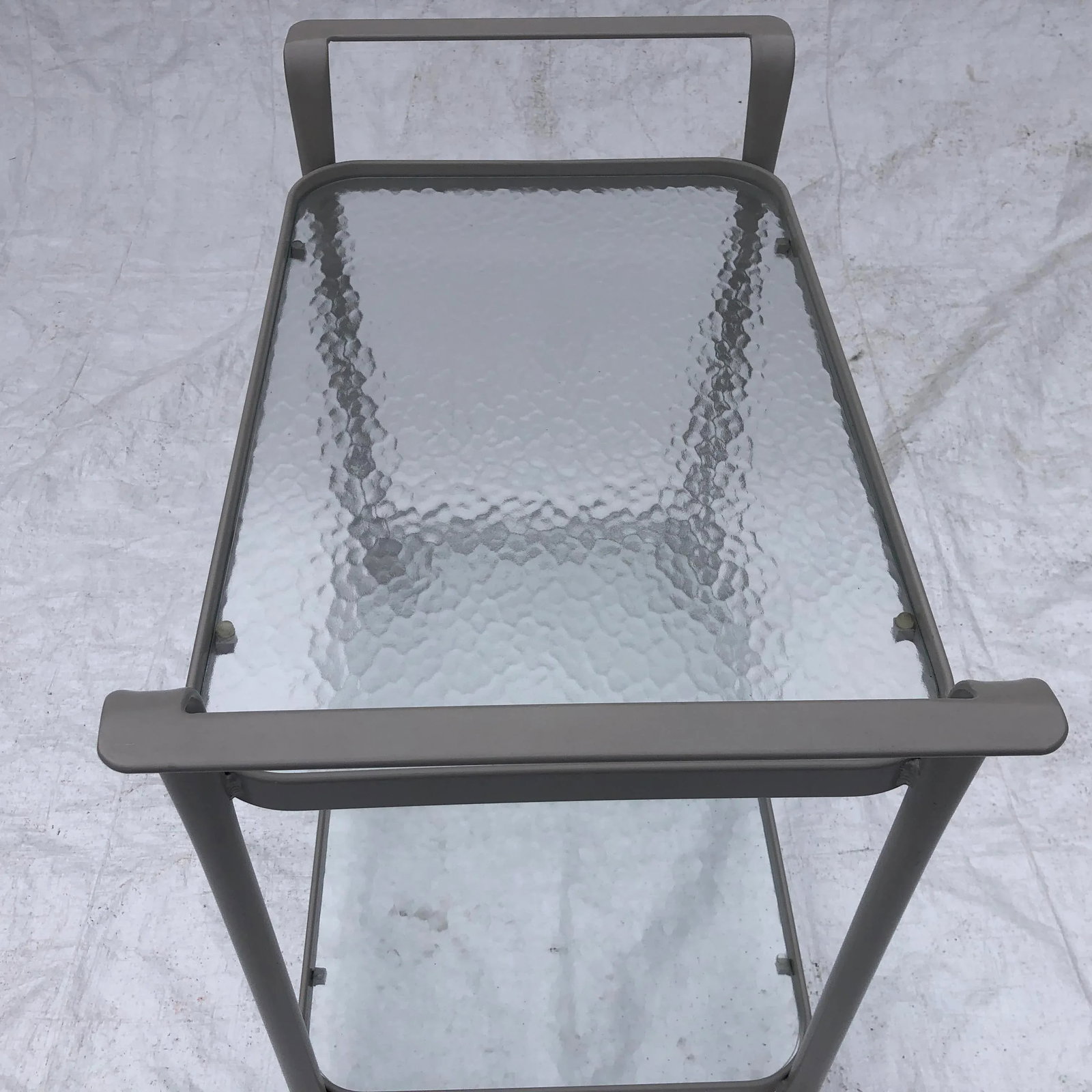 Woodard Contemporary Tea Cart or Bar Cart Outdoor Poolside. - 2