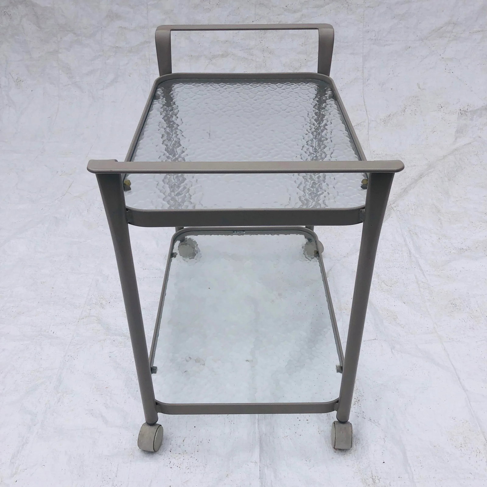 Woodard Contemporary Tea Cart or Bar Cart Outdoor Poolside. - 3