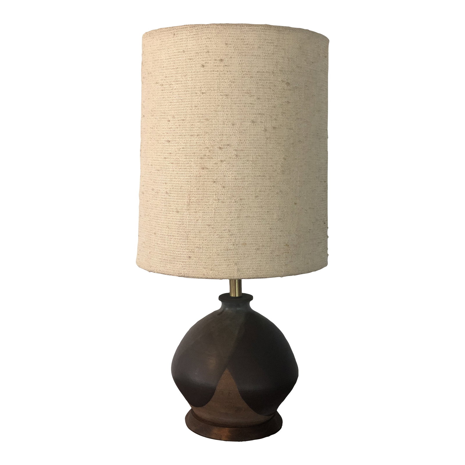 Vintage Mid-Century Large Flame Glaze Studio Pottery Lamp (1 of 11)