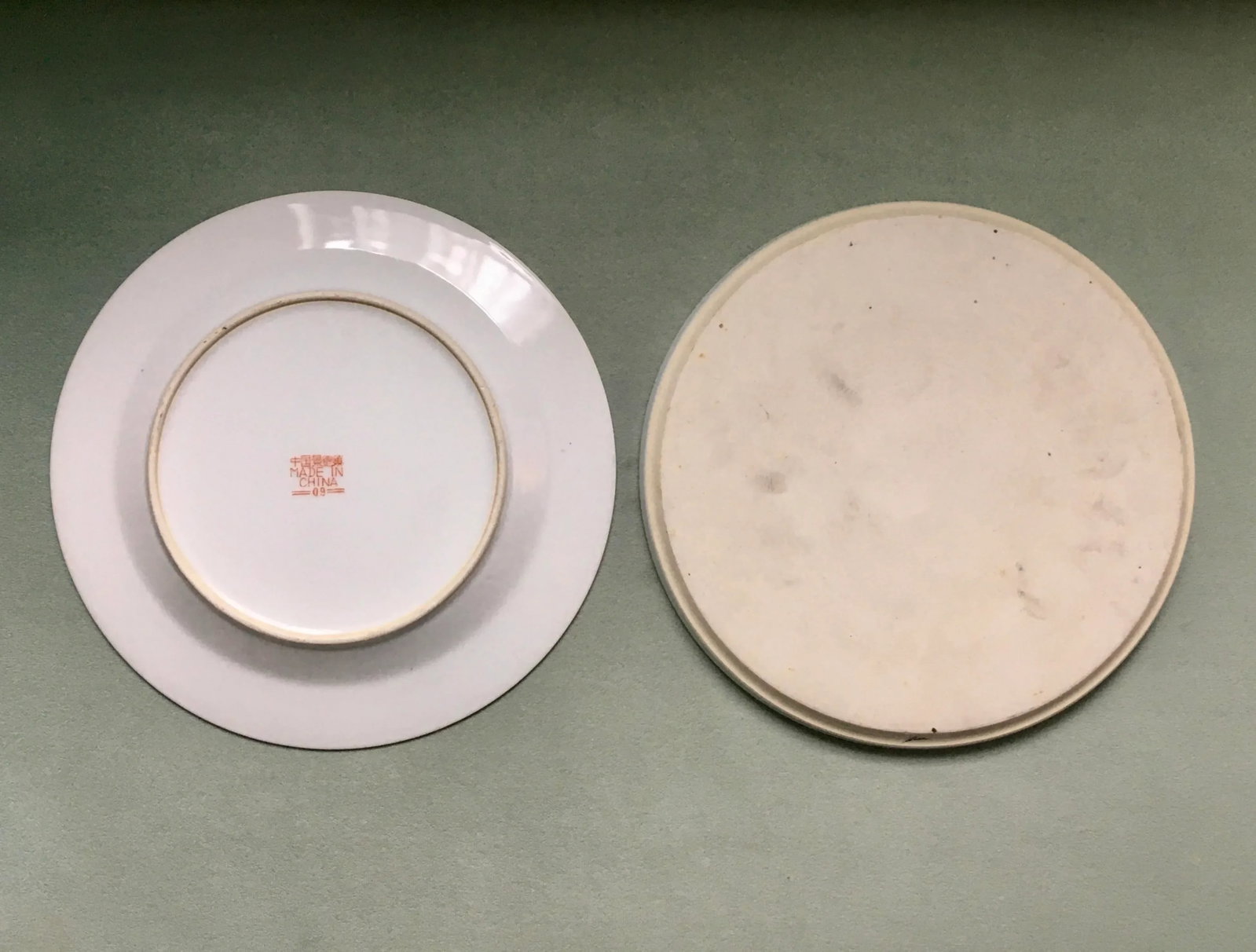 Vintage Chinese Jewel-Tone Floral Motif Export Pottery Tea Set - 7 Pieces - 11