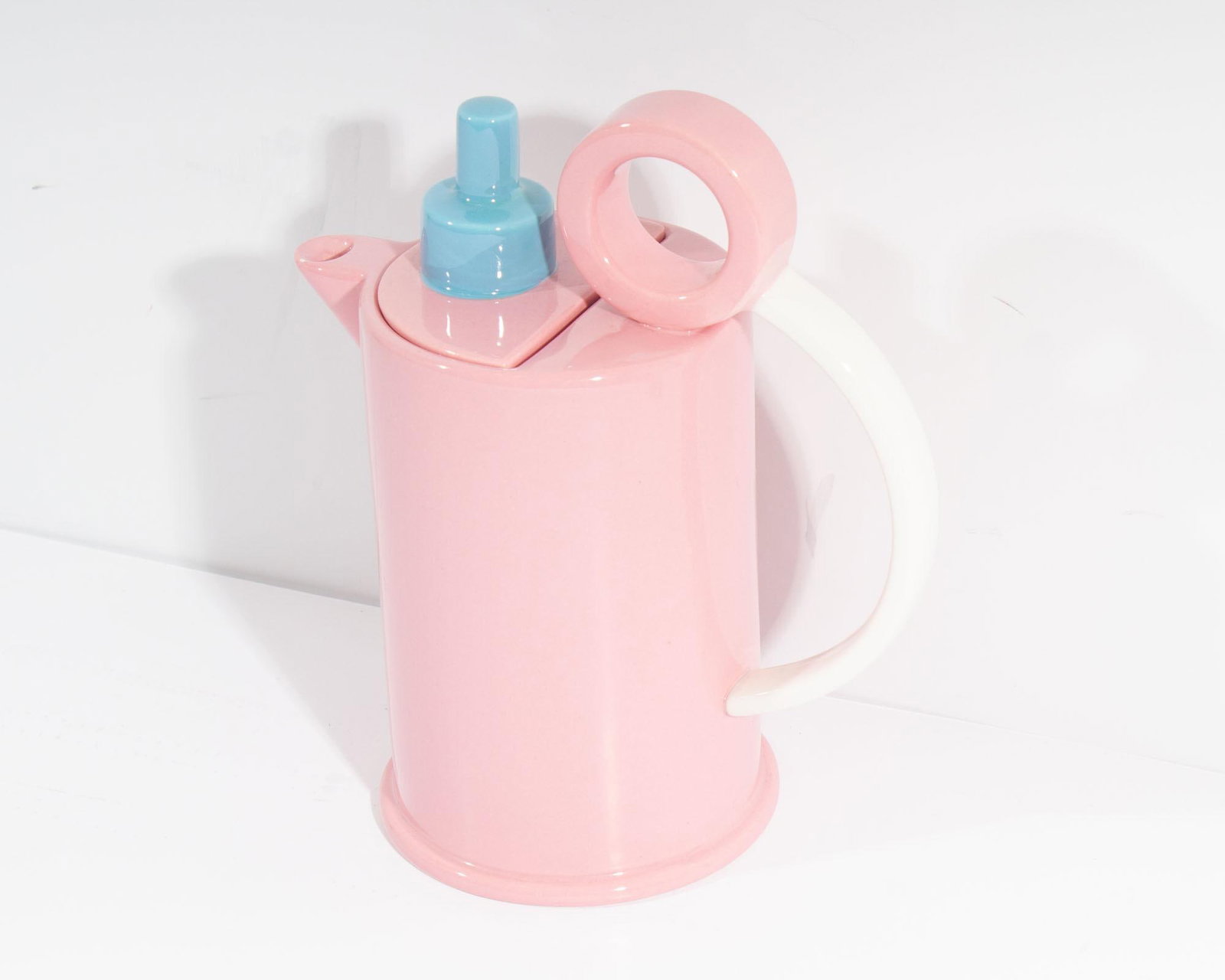 "Hollywood" Pink Postmodern Tea or Coffee Pot by Marco Zanini for Bitossi - 3