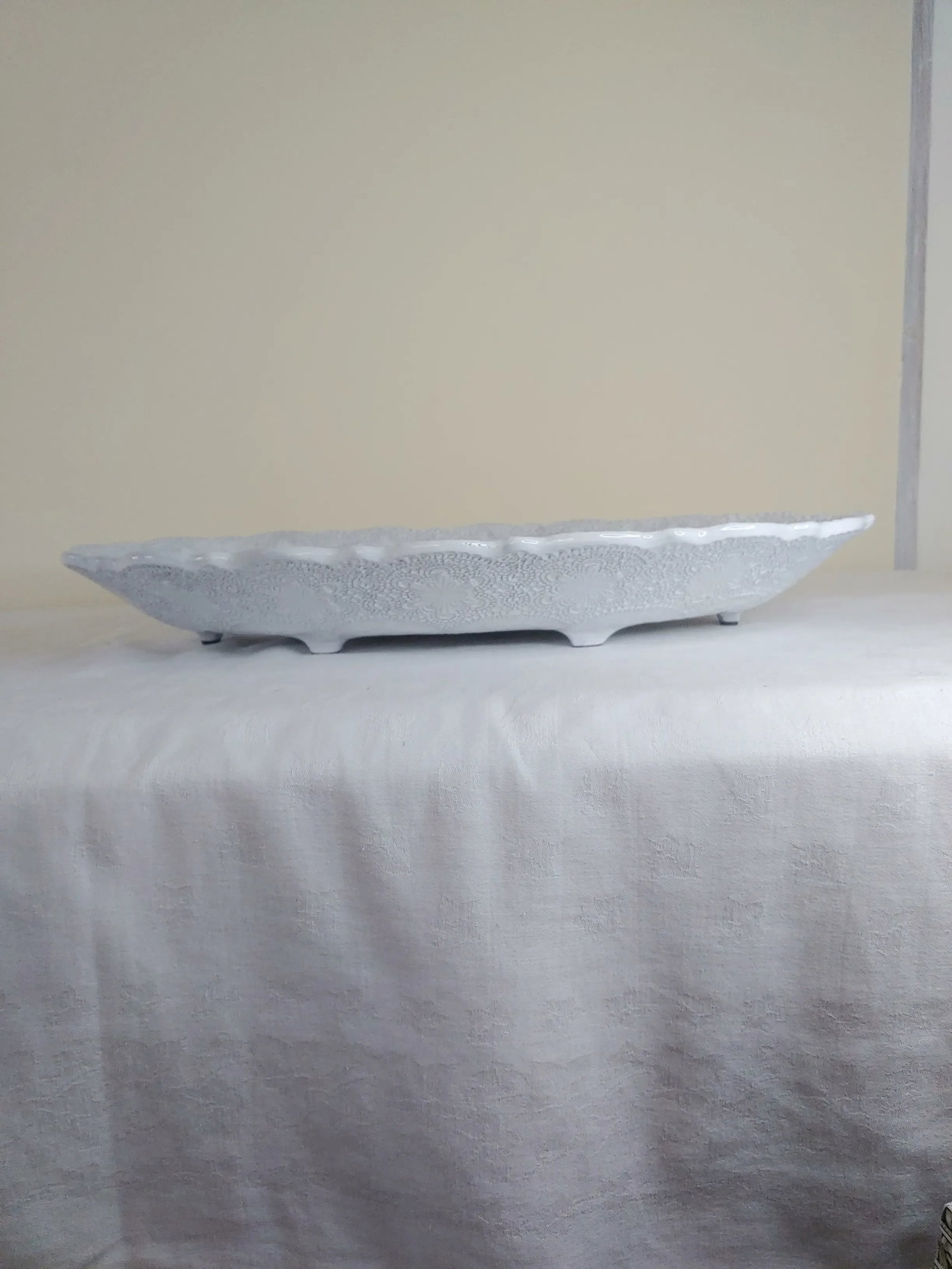 Contemporary Arte Italica Merletto Lace Platter - 3