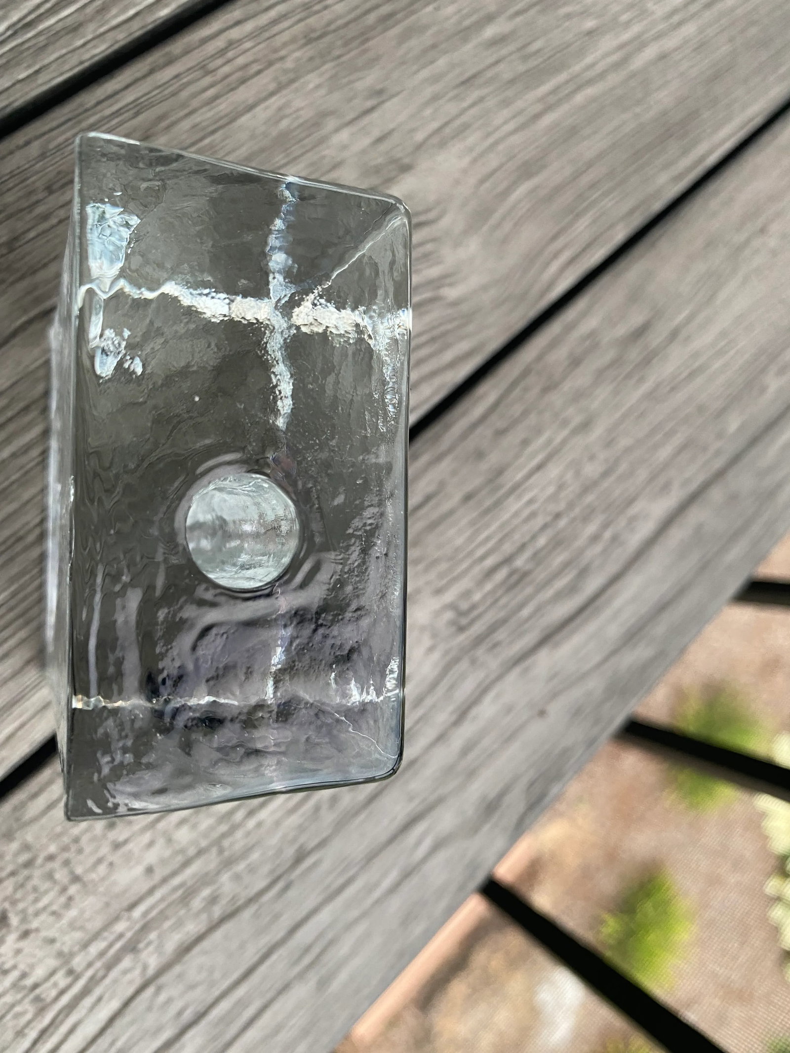 1970s Vintage Crystal Block Candle Holders, Wiesenthalhutte Germany- Set of 3 - 10