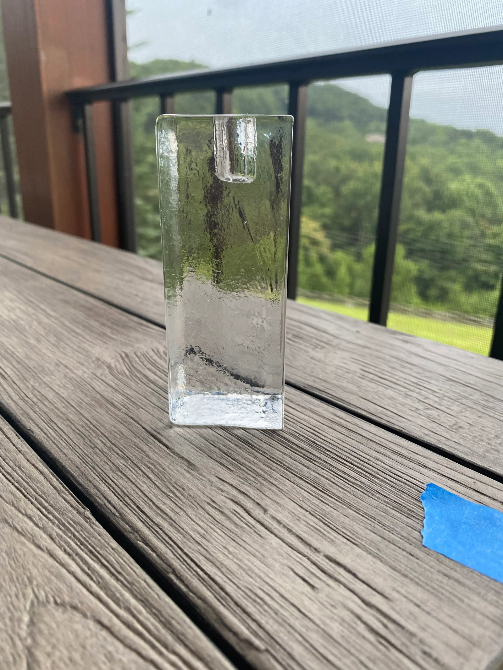 1970s Vintage Crystal Block Candle Holders, Wiesenthalhutte Germany- Set of 3 - 6