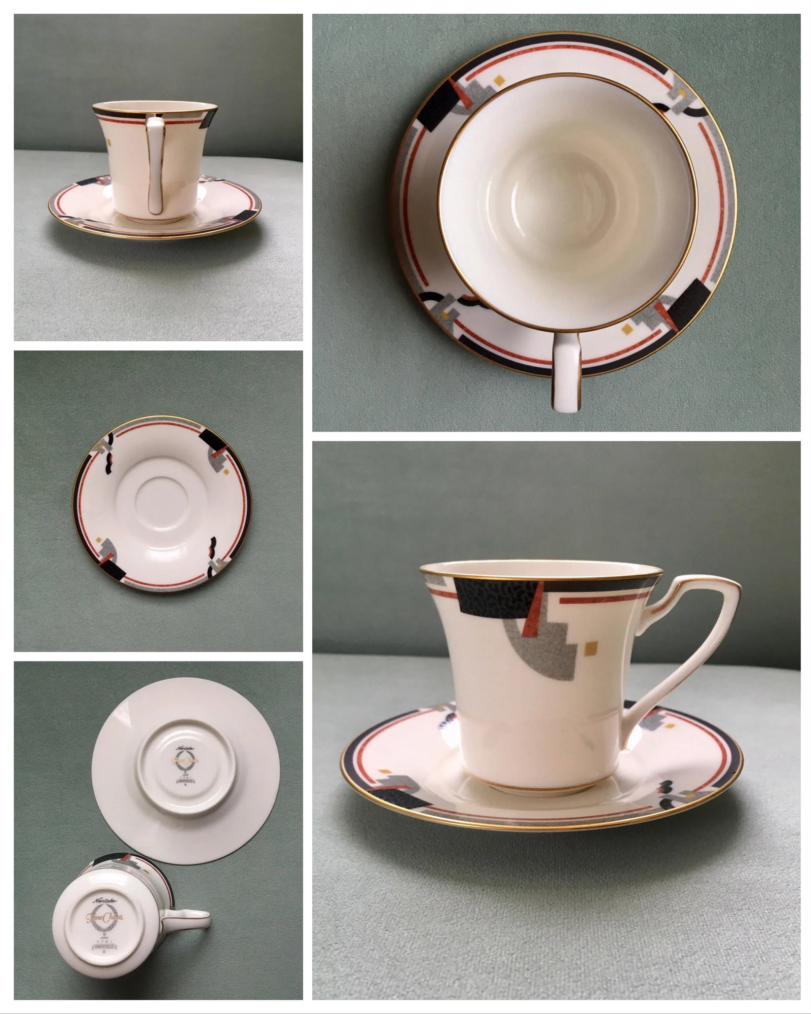 1990's Noritake "Awareness" Place Setting Dinner Set- 30 Pieces - 10