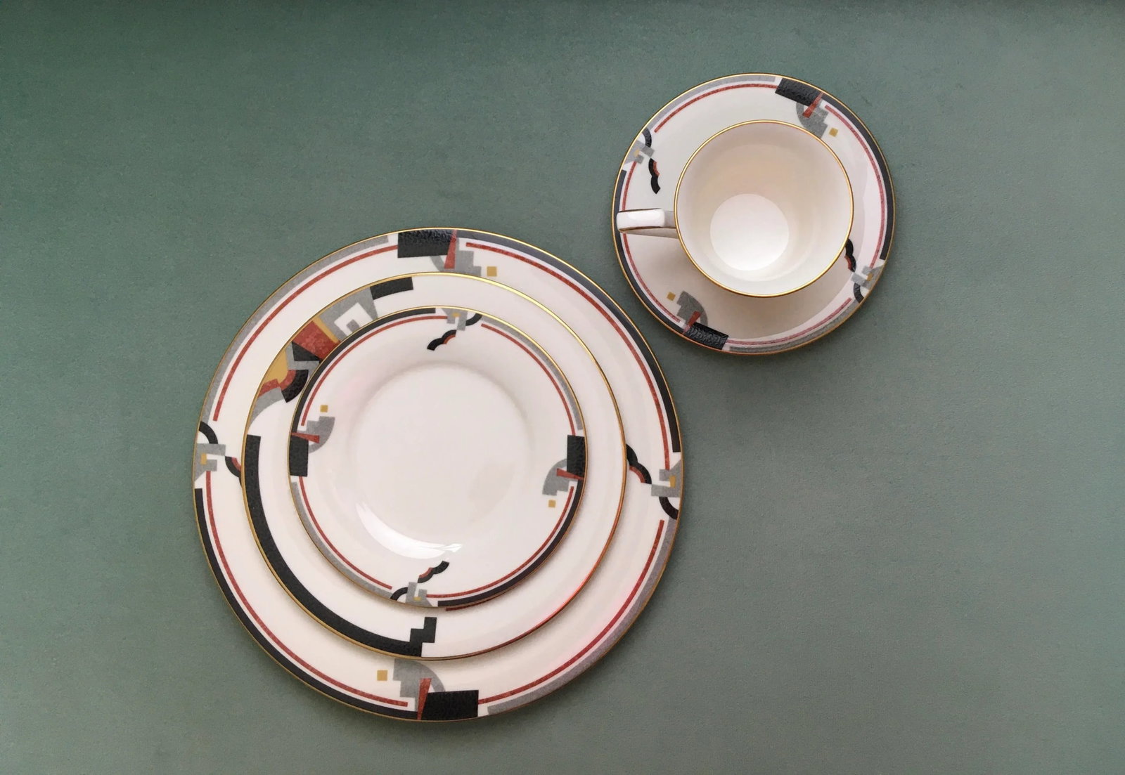 1990's Noritake "Awareness" Place Setting Dinner Set- 30 Pieces - 3