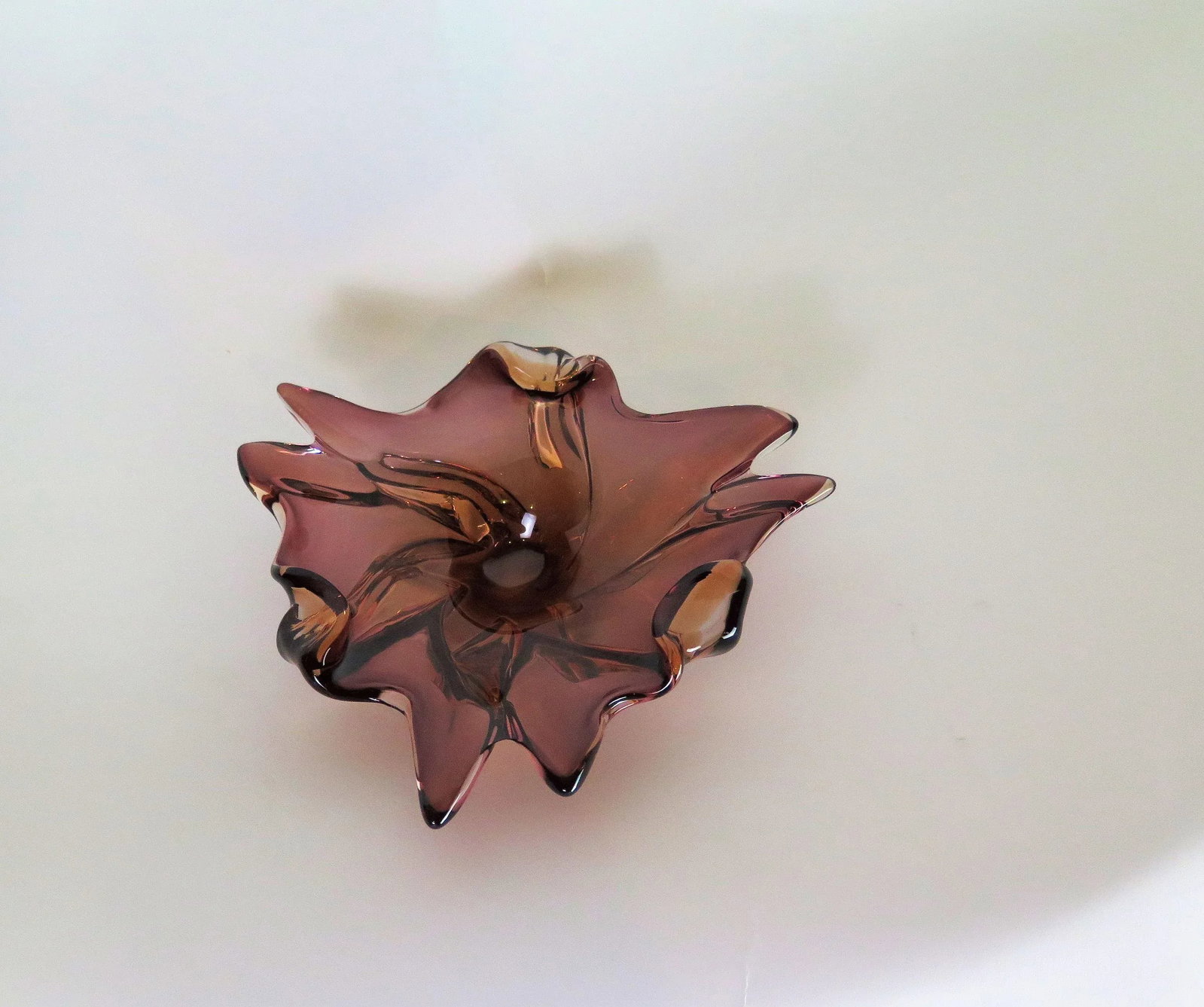 19th Century Shallow Murano Glass Bowl - 5