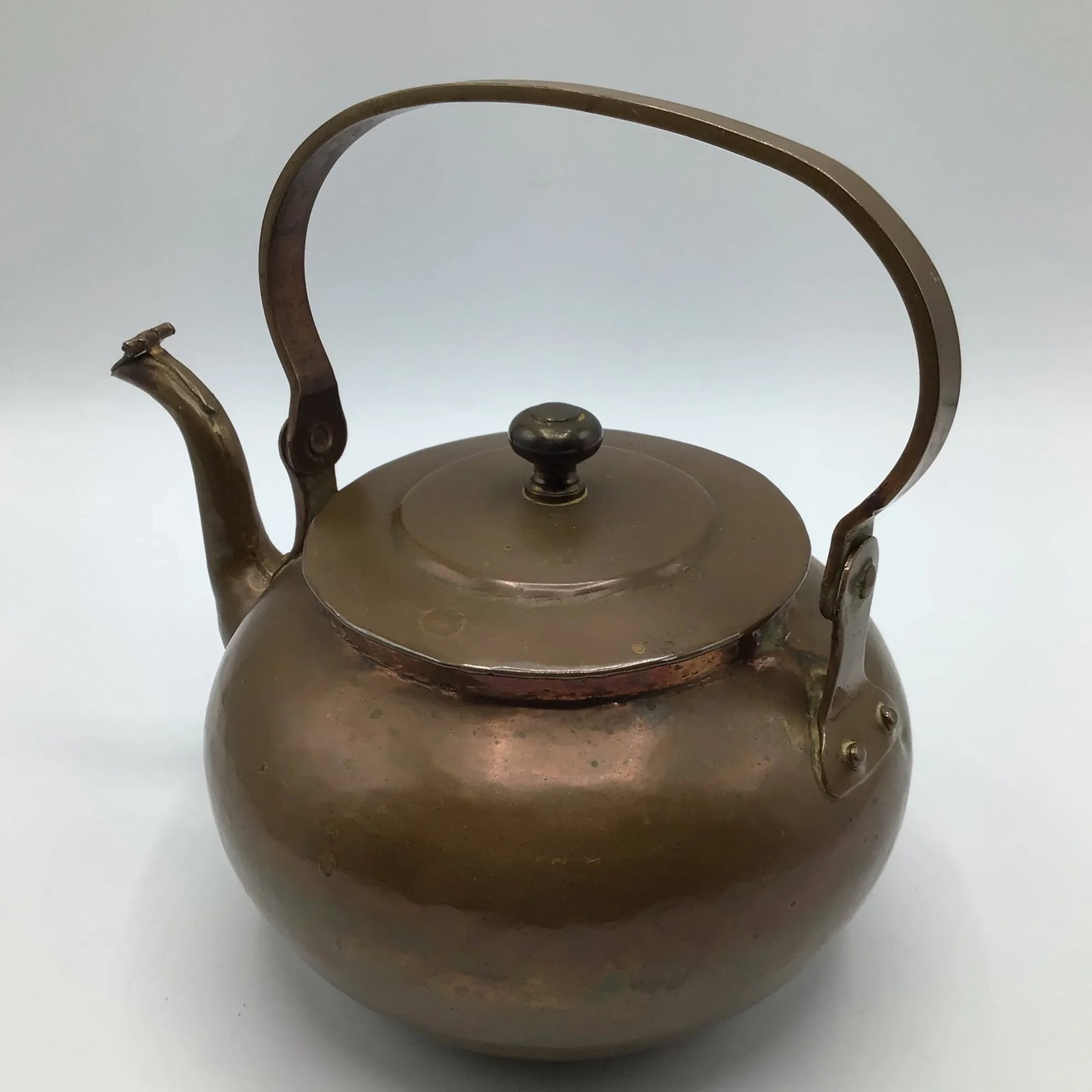 Hand Hammered 1880's Copper Tea Pot - 2