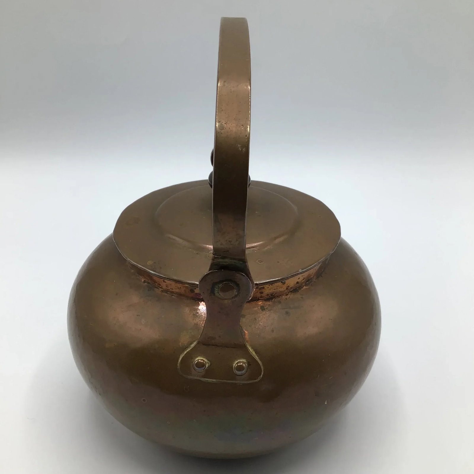 Hand Hammered 1880's Copper Tea Pot - 3