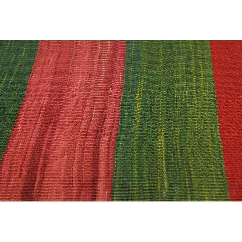 Handwoven Scandinavian Style Persian Kilim Area Rug 3'5'' X 4'3'' - 10
