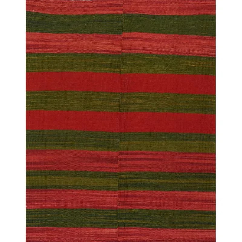 Handwoven Scandinavian Style Persian Kilim Area Rug 3'5'' X 4'3'' - 12
