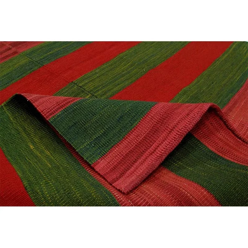 Handwoven Scandinavian Style Persian Kilim Area Rug 3'5'' X 4'3'' - 3