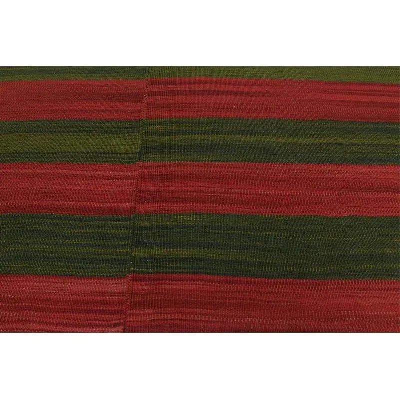 Handwoven Scandinavian Style Persian Kilim Area Rug 3'5'' X 4'3'' - 6
