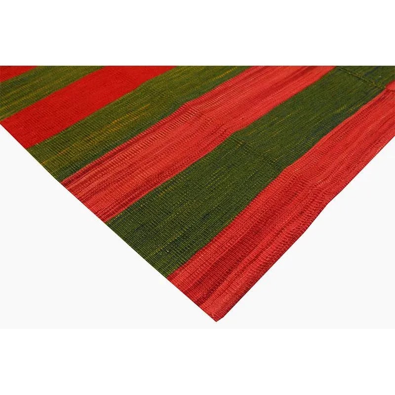 Handwoven Scandinavian Style Persian Kilim Area Rug 3'5'' X 4'3'' - 8