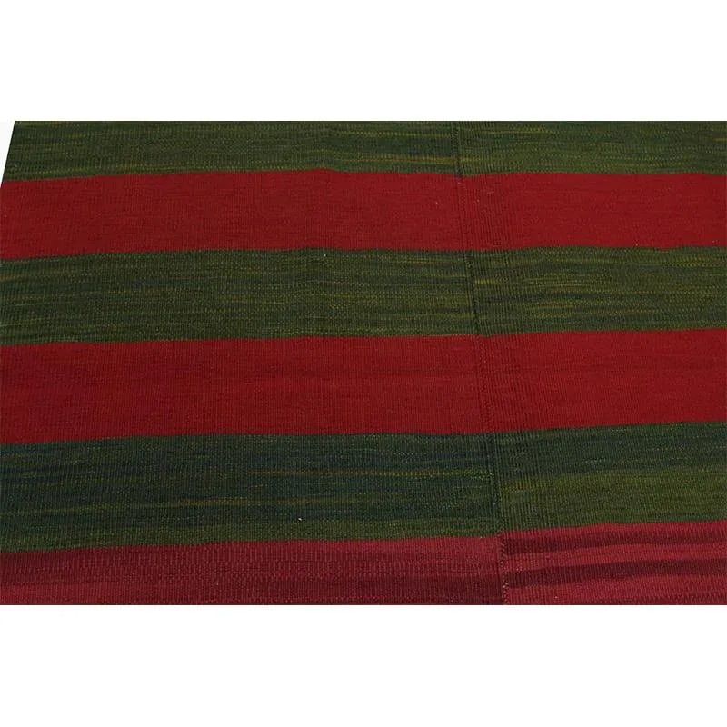 Handwoven Scandinavian Style Persian Kilim Area Rug 3'5'' X 4'3'' - 9