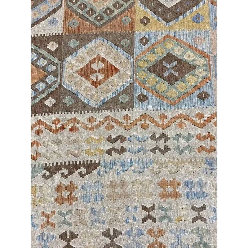 Handwoven Turkish Kilim Area Rug 10'1'' X 13'0'' - 10