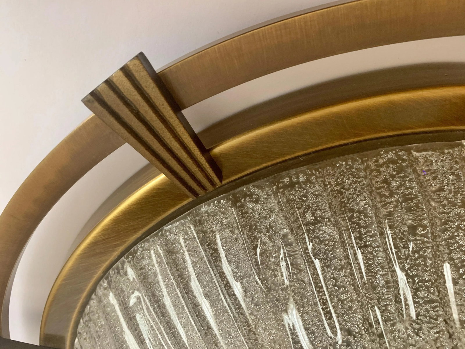 1960s German Nautical Murano Flush Light - 6