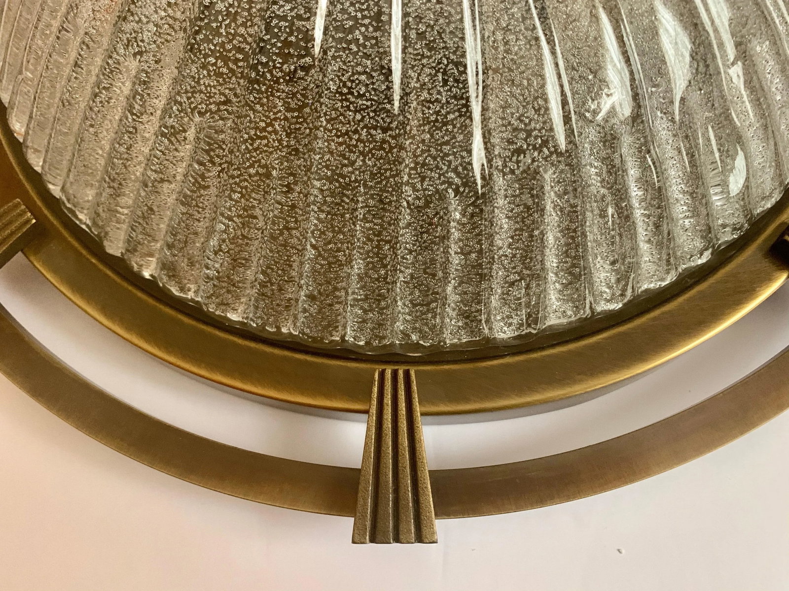 1960s German Nautical Murano Flush Light - 8