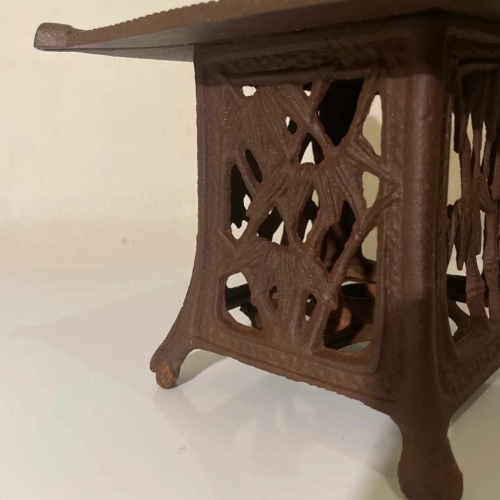 Chinese Cast Iron Pagoda Garden Lantern - 2