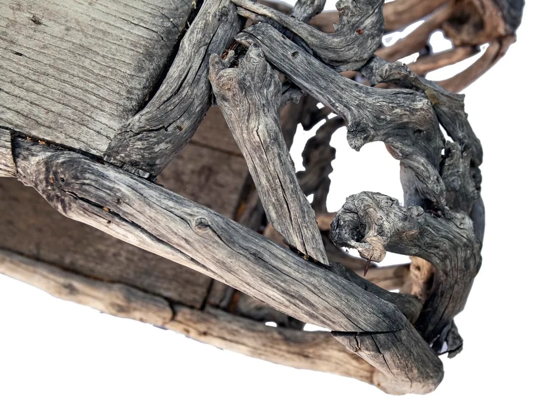 Mid 20th Century Aged Teak and Driftwood Indoor and Outdoor Coffee Table - 5