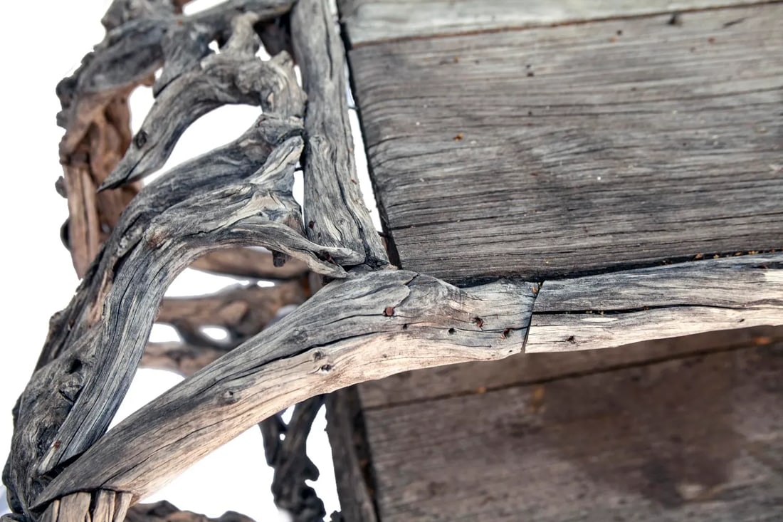 Mid 20th Century Aged Teak and Driftwood Indoor and Outdoor Coffee Table - 8