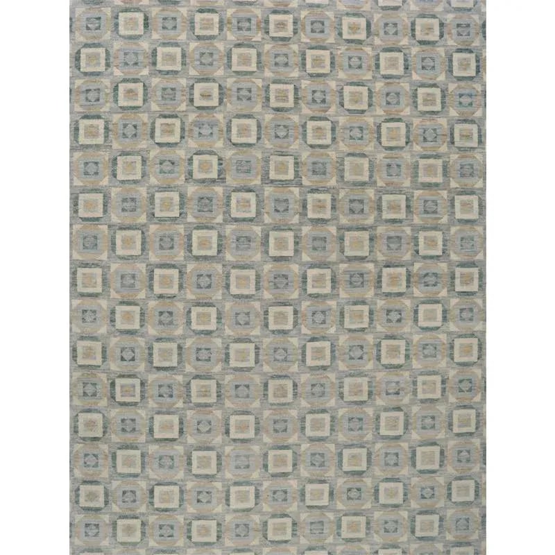 Handwoven Transitional Area Rug 9'1'' X 11'10" - 9