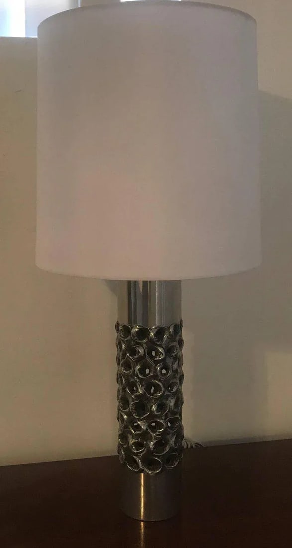 W. Luyckx Auclair Belgian Table Lamp, 1970s - 7
