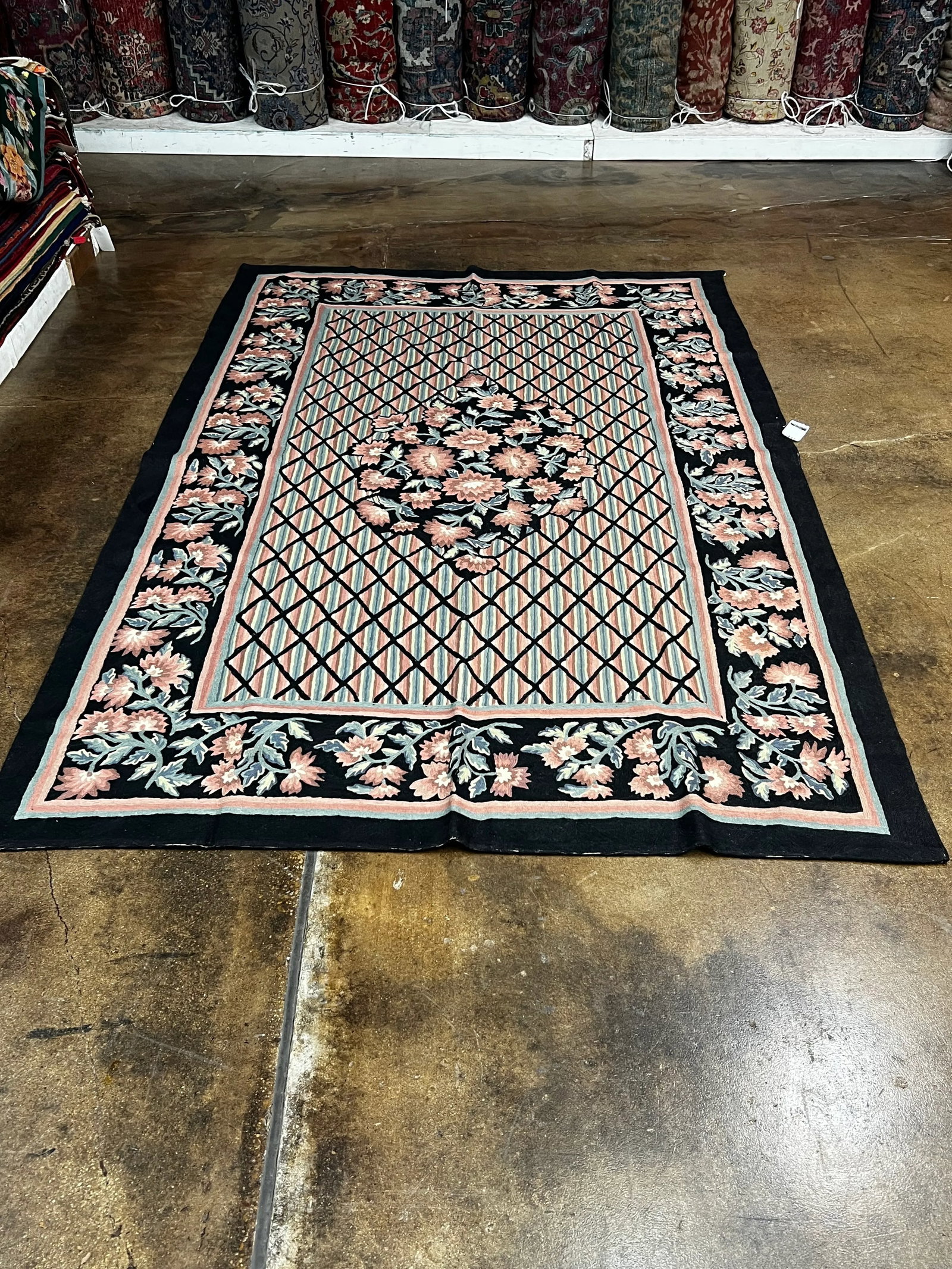Handwoven Chainstitch Style Rug 5'6" X 8'6" - 4
