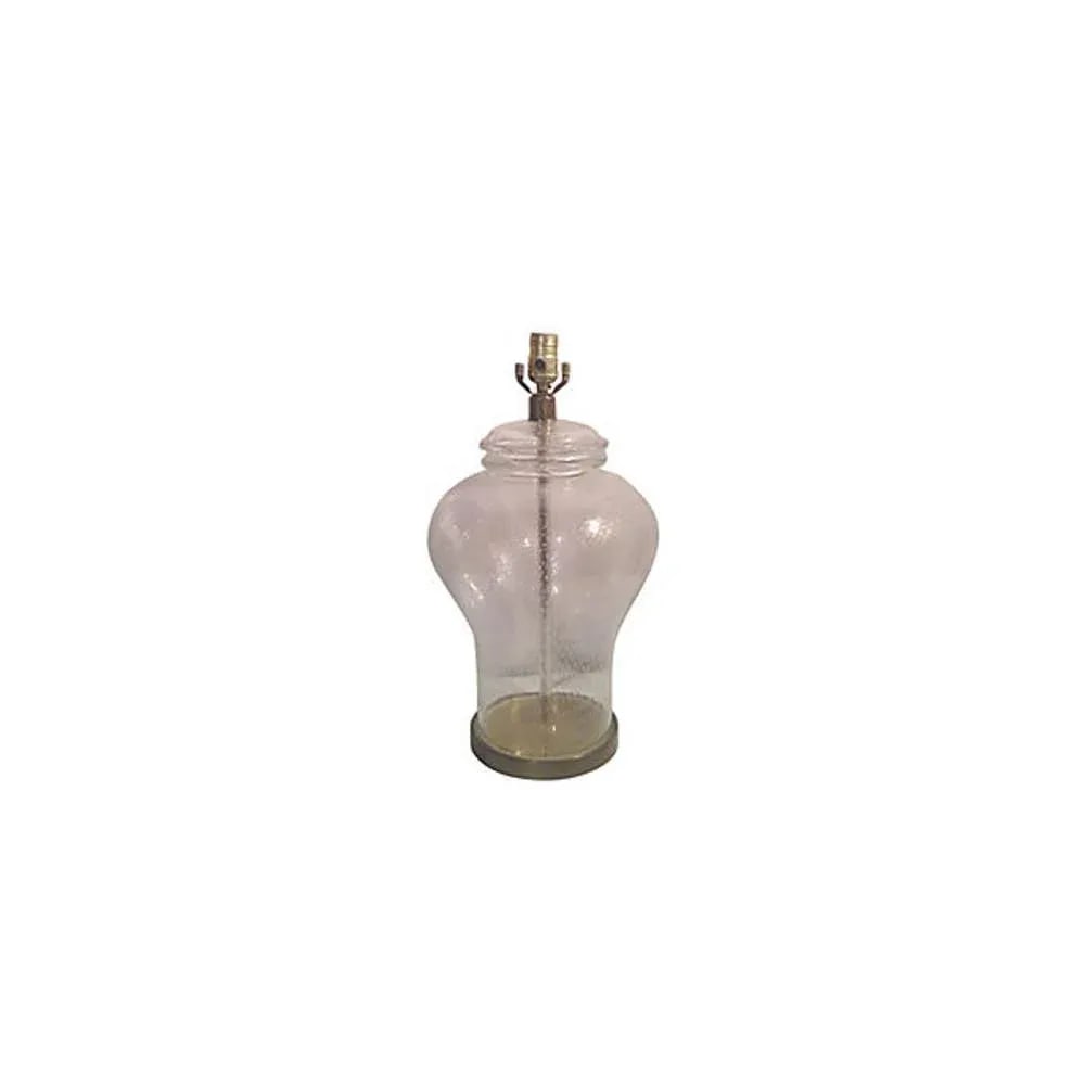 Vintage Murano Bullicante Glass Ginger Jar Table Lamp - 5