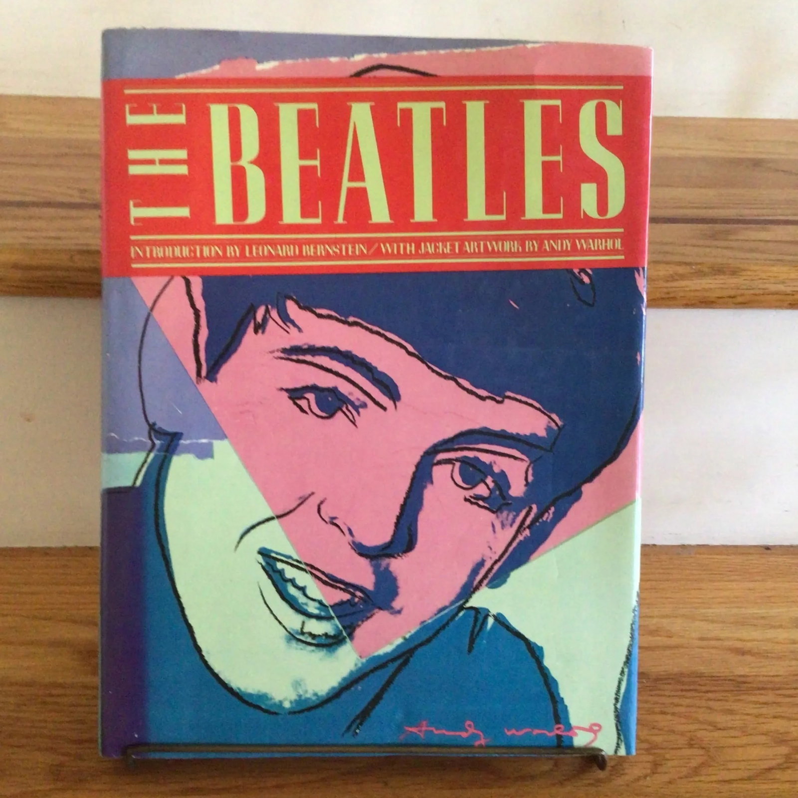 Beatles Coffee Table Book 1980 Special Edition With Andy Warhol Cover and Jacket Cover Poster by Geo - 13