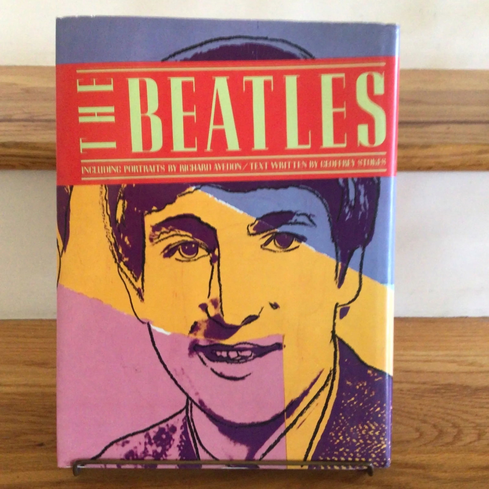 Beatles Coffee Table Book 1980 Special Edition With Andy Warhol Cover and Jacket Cover Poster by Geo - 4
