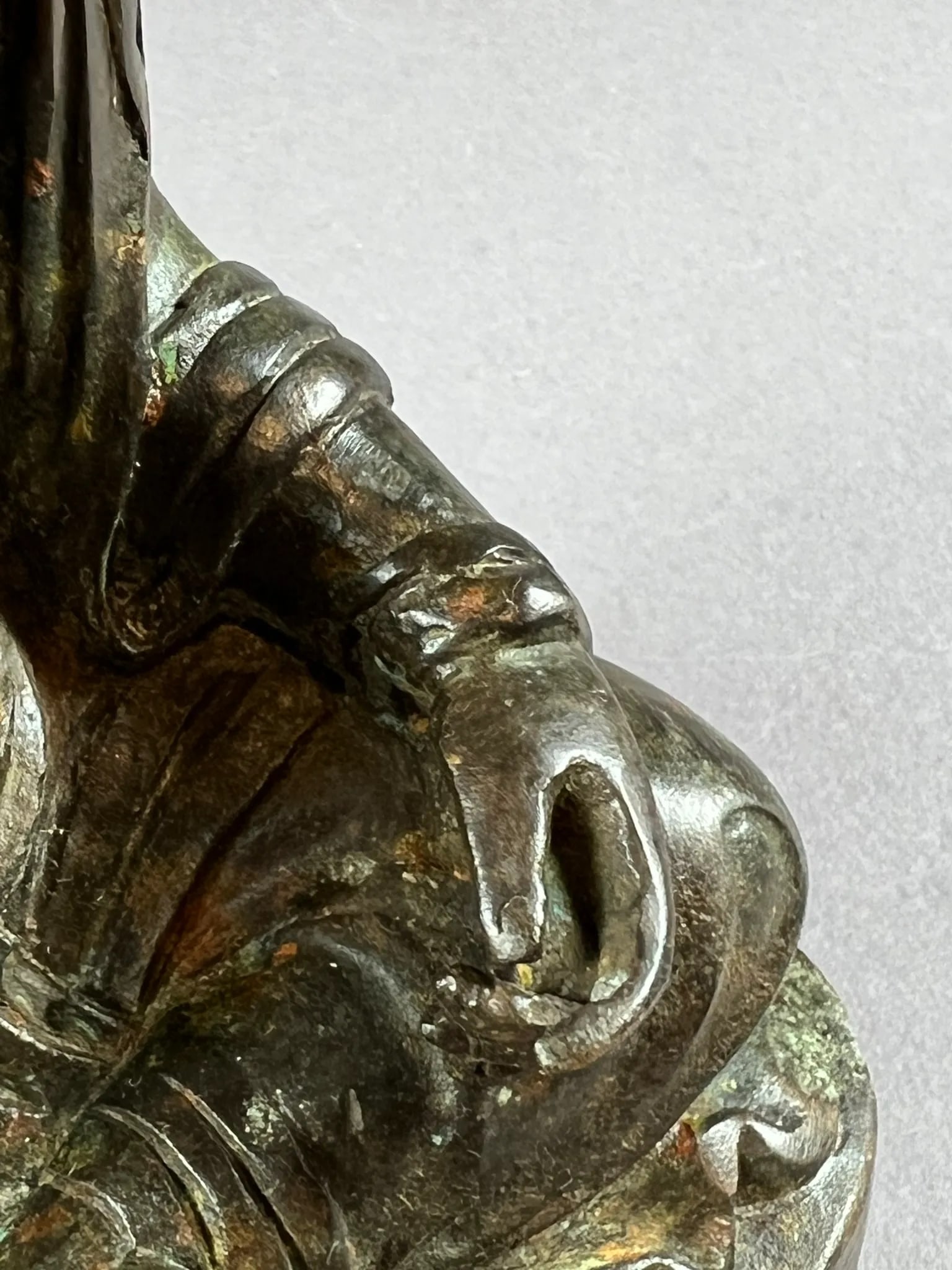 1920s Seated Bronze Bodhisattva - 7